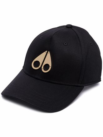 Moose Knuckles logo icon cotton cap - men - Cotton - One Size - Black