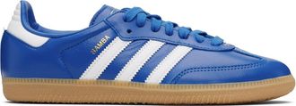 adidas Originals Samba OG Mens Sneaker, Blue Cloud White Gum, 8.5 Women/7.5 Men