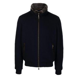 Moorer Quilted Wool Blend Down Jacket