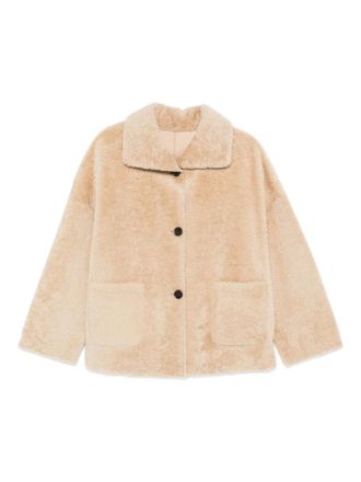 Arma Isabella reversible shearling coat - Neutrals