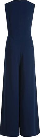 Betty & Co Jumpsuits & Playsuits, Dames, Blauw, L, Leer, Mouwloze jumpsuit