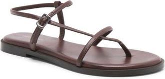 Free People Corsica Ankle Strap Sanal in Oak at Nordstrom, Size 9.5