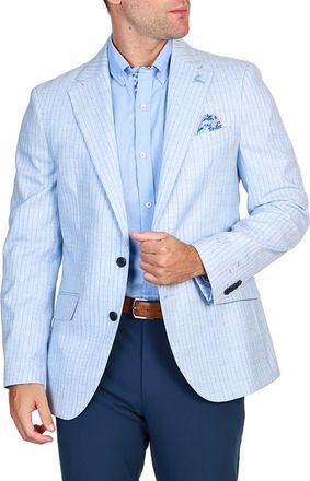 Tailorbyrd Stripe Sport Coat in French Blue at Nordstrom Rack, Size 38R