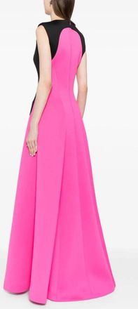 Saiid Kobeisy Neoprene Dress With Abstract Contrast Cuts