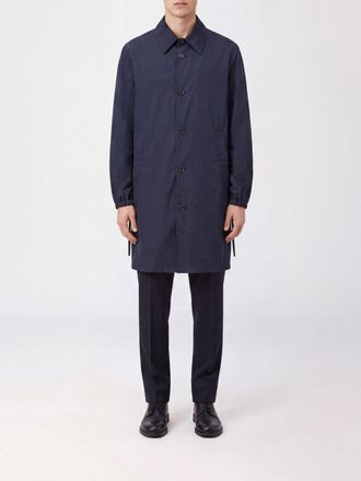Wooyoungmi Water-Repellent Polyester Trench Coat with Elasticated Cuffs