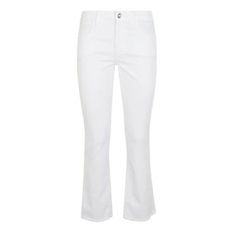 Fay Cropped Jeans, female, White, Size: W25 Five-Pocket Jeans