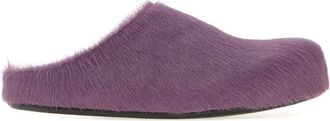 Marni Purple Slip-on Mules