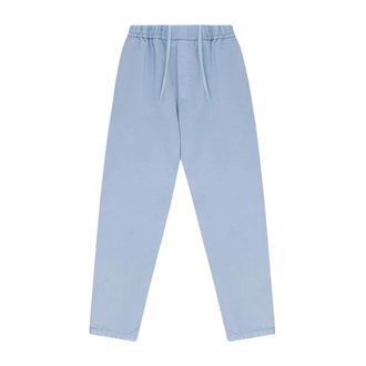 Circolo 1901 Garment-dyed Fleece Joggers - male - Circolo 1901 - Sweatpants - Blue - XL - Trousers