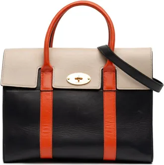 Mulberry Pre-owned Mulberry Tricolor Smooth Calfskin Bayswater Satchel Ladies 1UZZRBVQPRS6RVPM