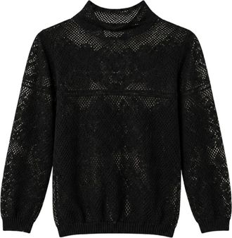 Twinset Jersey de cuello alto - Knitwear - Mujer - Negro - XS