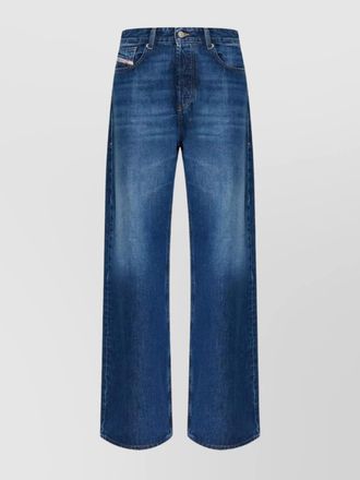Diesel denim wide-leg jeans