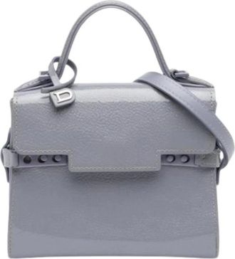 Delvaux Pre-owned Mini Bags, female, Purple, Size: ONE SIZE Pre-owned Mini Leather Shoulder Bag