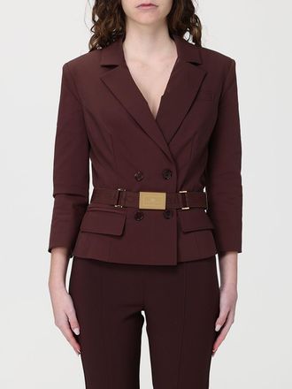 Elisabetta Franchi Blazer a doppiopetto con cinta Elisabetta Franchi