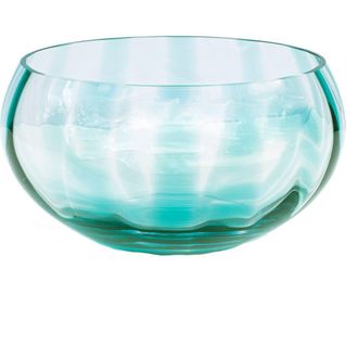 Vietri Bolla Blue Glass Pleated Centerpiece Bowl at Nordstrom