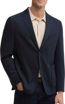 Barbour Harthorpe Navy Knit Cotton Blend Blazer at Nordstrom, Size 46