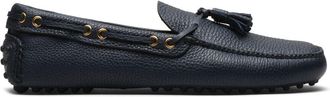Car Shoe tassel-detail leather boat shoes - men - Calf Leather/Calf Leather/Rubber/Calf Leather - 8.5 - Blue