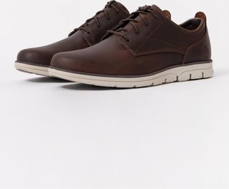 Timberland Bradstreet Low Mens Lace-Up Trainers - Brown Leather - Size UK 11.5