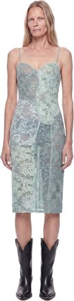 Acne Studios Lace Midi Slip Dress