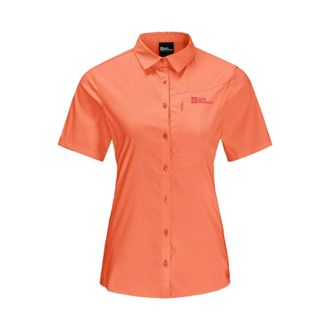 Jack Wolfskin Dames, Blouses & Shirts, Oranje, Maat: S