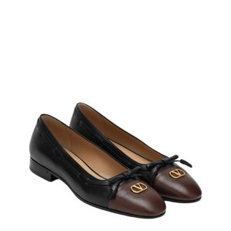 Valentino Garavani Ballerinas, female, Black, Size: 13 US Valet Du Roi Ballerina