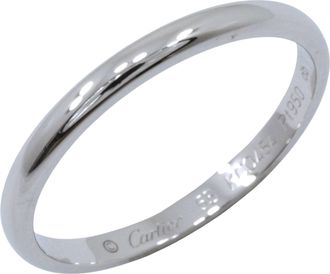 Cartier Platinum 950 Band Ring (Pre-Owned)
