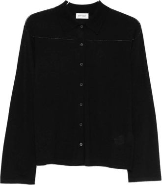 Soft Goat Mujer, Blusas y Camisas, Negro, Talla: XS