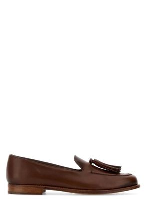 Churchs Brown Leather Loafers