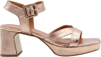 Catwalk Friso - Dames - Sandalen met hakken - Bruin - 41 EU - Schoenen