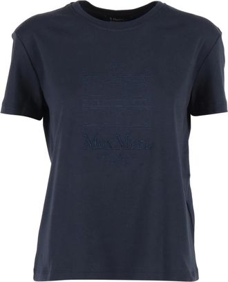 Max Mara T-Shirts - Dames - T-shirts - Blauw - M - Tops