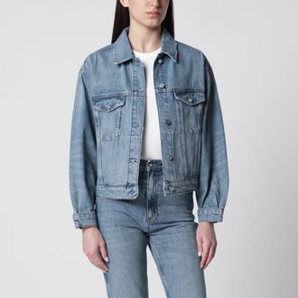 Anine Bing Giacca Quincy in denim blu slavato