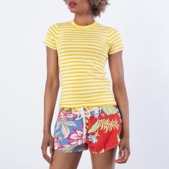 Polo Ralph Lauren Stripe Pattern Cotton T Shirt, Size X-Small