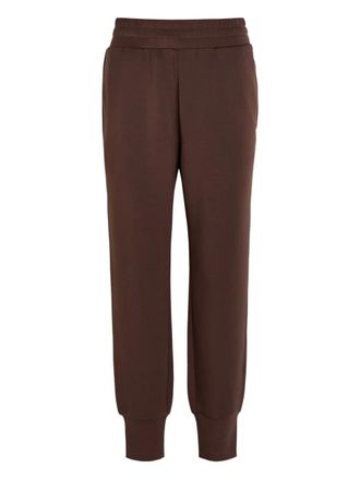 Varley elasticated-waistband track pants - Brown
