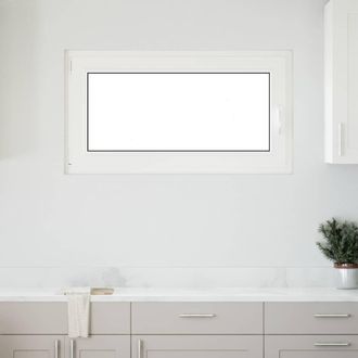 Berkfield Home Basement Window RISOR 110x50 cm Tilt&Turn DIN Left Anthracite