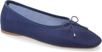 Rag & Bone Poppi Ballet Flat in Blue Mesh at Nordstrom, Size 37.5