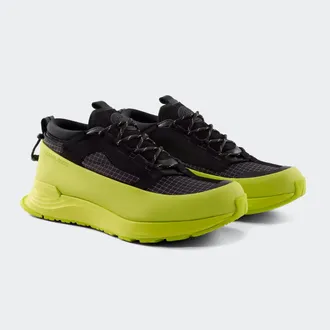 Canada Goose Mens Glacier Trail Dyneema Sneaker (Men, Black/ Summer Lime, US 10.5)