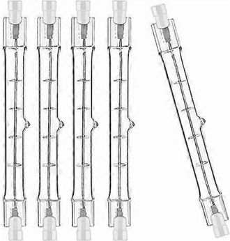 OEM Paquete De 10 Bombillas Hal&oacute;genas R7s, 118 Mm, 300 W, 230 V, Varilla Hal&oacute;gena R7s, 118 Mm, Bombilla Hal&oacute;gena R7s, Varilla Hal&oacute;gena Regulable