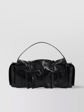 Acne Studios calf leather multipocket shoulder bag