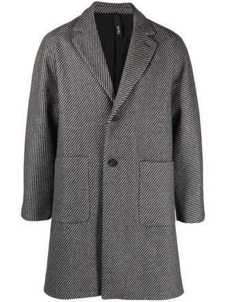 Hevò Conversano single-breasted coat - Grey
