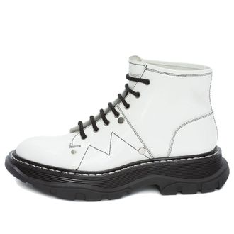 Alexander McQueen (WMNS) Alexander McQueen Tread Slick Boot Ivory Black 595469WHQSG9089
