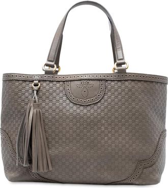 Gucci Pre-owned Gucci Large Microguccissima Brogue Duilio Tote N7980IN8K5H6IVNO