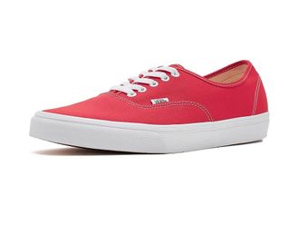Vans Authentic Skate Shoes Crimson Haze : Mens 11 - Womens 12.5 Medium, Canvas/Leather/Suede