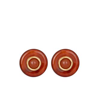 Jennifer Behr Earrings, female, Red, ONE SIZE, Cara Earrings