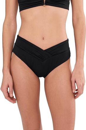 BECCA by Rebecca Virtue Color Code American Fit Full Coverage Bottoms Womens Swimwear Black : LG, Nylon/Spandex