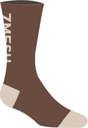 7Mesh Word Sock Velosocken - Unisex | braun