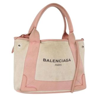 Balenciaga Pre-owned Tote Bags, female, Beige, Size: ONE SIZE Pre-owned Vintage Tote Bag
