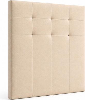 Home Heavenly Home Heavenly - Cabecero Cama Tapizado Olson, Acolchado Para Cama Individual O Matrimonial, No Incluye Herrajes 105 Cm Color: Beige