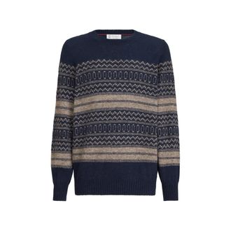 Brunello Cucinelli Nordic Jacquard Sweater
