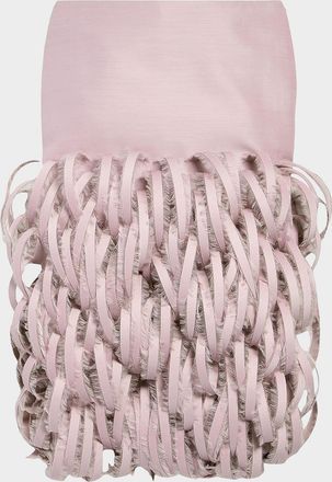 Balenciaga Fluffy Feathers Pencil Skirt