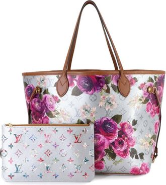 Louis Vuitton Multi-Color Silver Canvas Tote Bag (Pre-Owned)