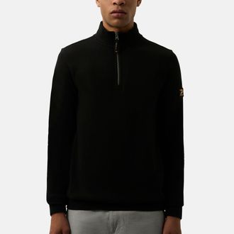 Patrick Heren Harlem Quarter Zip Top (Zwart)
